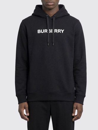 Burberry Felpa con cappuccio in cotone con logo Burberry