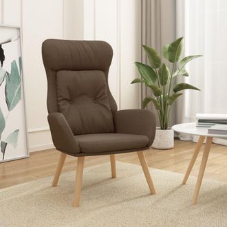 vidaXL Sill&oacute;n De Relax De Tela Marr&oacute;n Vidaxl
