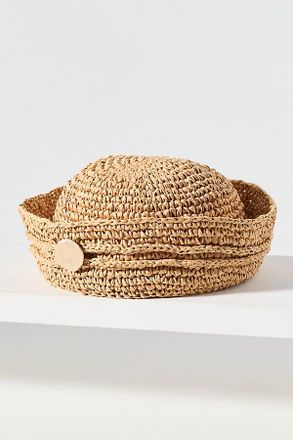Brunna.Co Marcia Raffia Sailor Hat