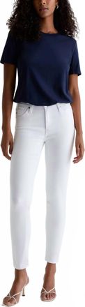 AG - Adriano Goldschmied Prima Ankle Jeans In White