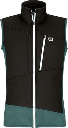Ortovox Fleece Grid Vest Fleecegilet für Herren | schwarz