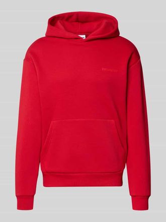 Review Regular Fit Hoodie mit Logo-Print in Rot, Gr&ouml;&szlig;e XXL