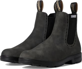 Blundstone BL1630 Boots Mens Rustic Black Leather Ankle Chelsea HTAT1685