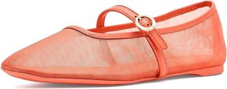 Kate Spade New York Halo Mary Jane Flats Womens Sandals Melon Ball : 8.5 M, Leather