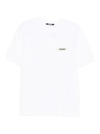 Jacquemus White Gros Grain T-shirt