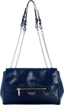 Guess Antonia Convertible Xbody Flap - Dames - Schoudertassen - Blauw - ONE Size - Polyester - Tassen