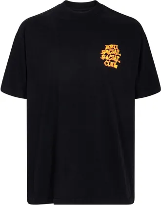 ANTI SOCIAL SOCIAL CLUB Low Brow cotton T-shirt - men - Cotton - M - Black