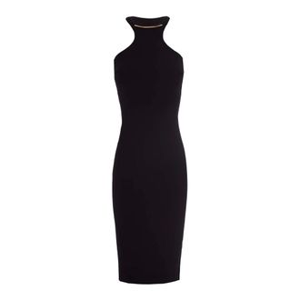 Elisabetta Franchi Dames, Jurken, Zwart, Maat: XS Poliester