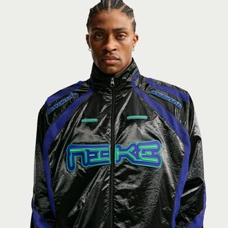 Nike Mens Project F.R.O.G. Woven Flow Track Jacket in Black | IM5647-010
