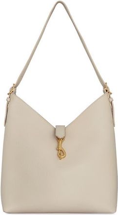 Rebecca Minkoff Mini Megan Leather Hobo Bag in Stone at Nordstrom
