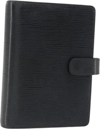 Louis Vuitton Pre-owned Day Planner Cover - Dames - Vintage Accessoires - Zwart - ONE Size - Leer - Vintage