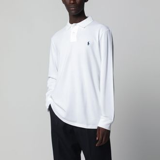Polo Ralph Lauren Polo bianca in cotone Custom Slim-Fit