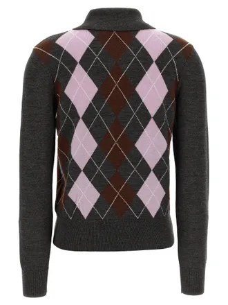 Self Portrait Womens Gray Wool Cardigan Clothing