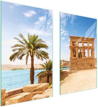 OEM Placa Protectora De Vidrio Para Estufa 75x52 Palmeras