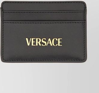 Versace stitched leather purses & cardholders