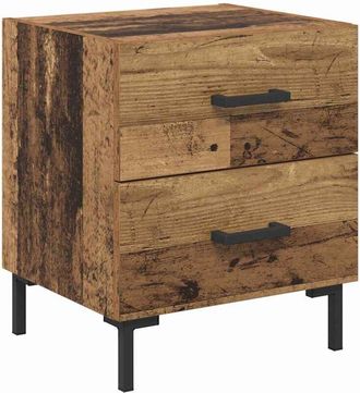 vidaXL Armario De Noche Con Caj&oacute;n Madera Vieja 40 X 35 X 47,5 Cm Vidaxl