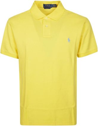 Polo Ralph Lauren Slim Fit Polo Shirt - Heren - Polos - Geel - M - Katoen - Tops