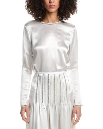3.1 Phillip Lim Crystal Trim Top