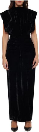 Sabina Mus&aacute;yev Maxi Jurk - Dames - Maxi kleedjes - Zwart - S - Polyester - Kleedjes