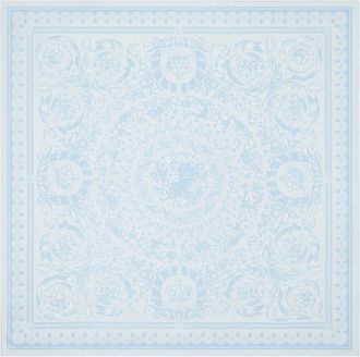 Versace Sjaal met Barocco-print - Blauw