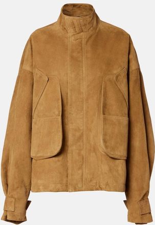 The Attico Bomber in suede