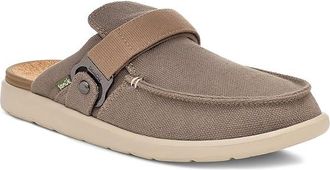 Sanuk Happy Hour Lite Mens Slippers Taupe : 11 M
