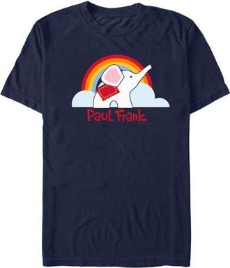 Paul Frank Mens Paul Frank Ellie Rainbow Graphic Tee in Navy Blue at Nordstrom, Size Xxx-Large
