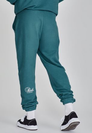 Siksilk Mens Green Graphic Joggers XL