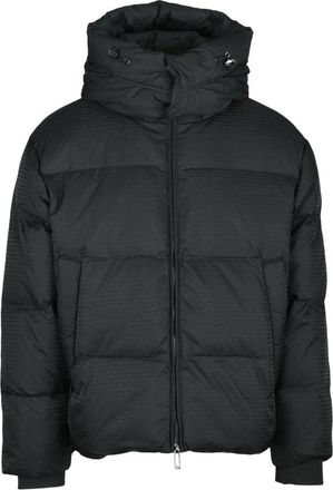 Emporio Armani gewatteerde jas - Heren - Winterjassen - Zwart - XL - Jassen