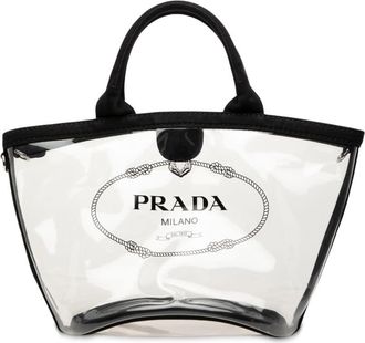 Prada Pre-owned Prada PVC Canapa Logo Satchel Ladies EUDVAO734XVEM6WB