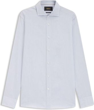 BOSS Slim-fit shirt in Italian-made cotton