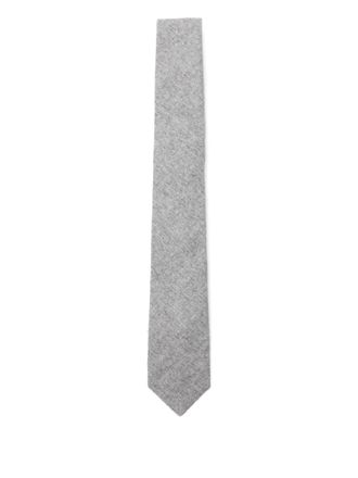 Eleventy mélange tie - men - Cashmere/Silk - One Size - Grey