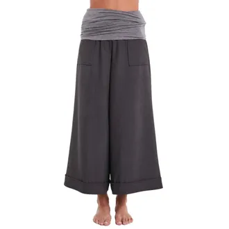 Alessia Santi Wide Trousers, female, Gray, Size: 2XS Grey Trousers for Women