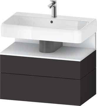 Duravit Duravit - Qatego Mueble Bajo Lavabo, 1 Extra&iacute;ble Y 1 Caj&oacute;n