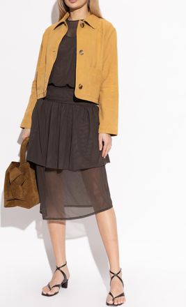 Paul Smith Suede Jacket, Womens, Beige