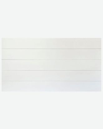 NATYAL Cabecero de cama de madera maciza en tono blanco 200x75cm