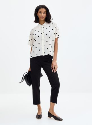 Contemporaine Womens Stretch ankle pant Fit: Slim leg, high rise