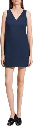 Theory V Neck Shift Dress