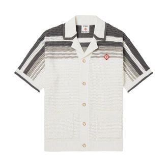 Casablanca Camiseta de Tenis de Crochet - Shirts - Hombre - Blanco - L