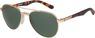 CAT CTS 8025 Polarized 001P Mens Sunglasses Gold Size 59