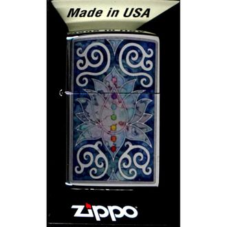 OEM Encendedor Zippo Con Dise&ntilde;o De Flor De Loto 60006541