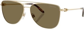 Ralph Lauren Aviator Zonnebril - Dames - Zonnebrillen - Geel - 59 MM - Accessoires