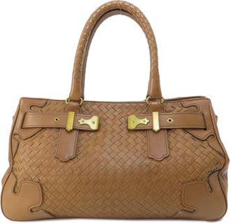 Bottega Veneta Brown Leather Tote Bag (Pre-Owned)