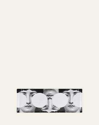 Fornasetti Rectangular Tray - Tema E Variazioni N.149