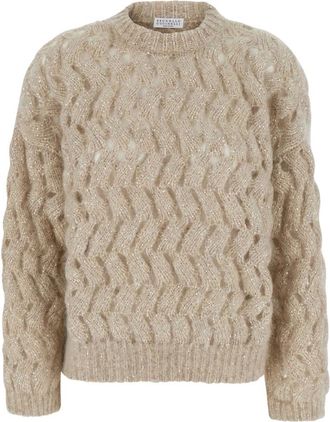 Brunello Cucinelli Mujer, Jerseys, Beige, Talla: S