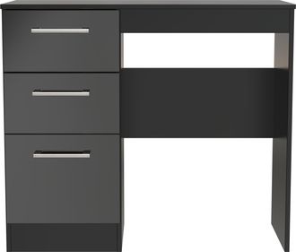 Welcome Furniture Denver Ready Assembled Dressing Table - Black - Welcome Furniture | TJ Hughes