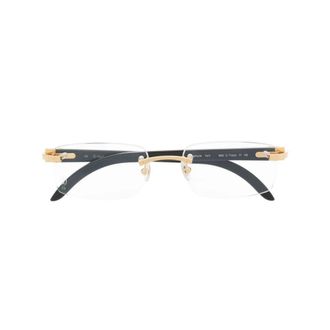 Cartier Glasses, unisex, Yellow, Size: 53 MM Ct0049O 001 Optical Frame