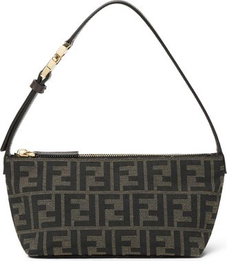 Fendi VANITY POUCH SMALL FF ZUCCA IN JACQUARD FABRIC - Fendi - Woman