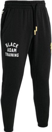 Under Armour Project Rock Black Adam Rival Fleece Pants Black Yellow 1377750-001