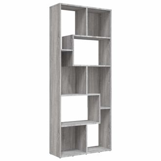 vidaXL Estanter&iacute;a De Madera Contrachapada Gris Sonoma 67x24x161 Cm Vidaxl